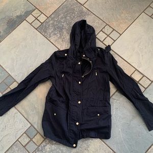 Love Tree Black Windbreaker/Jacket